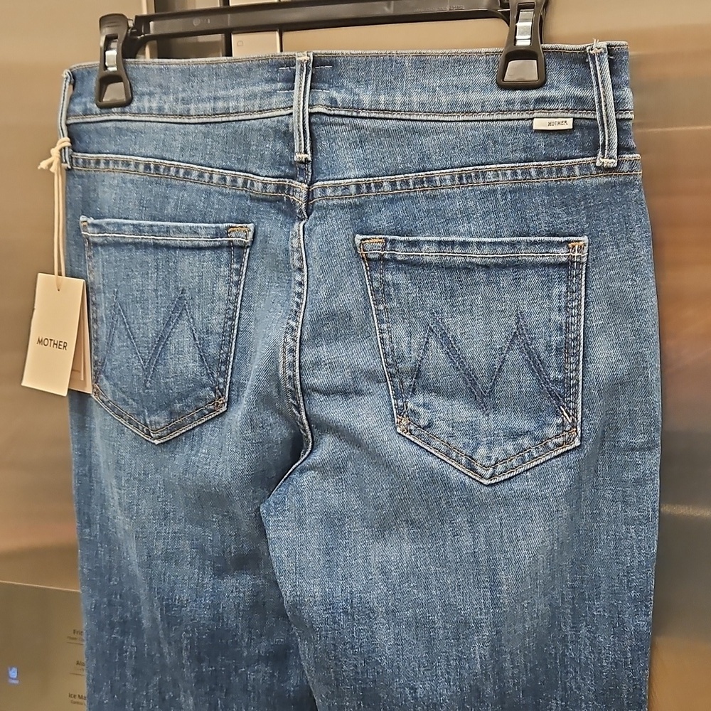 💕MOTHER💕 The High Waisted Pony Boy Ankle Jeans ~ Loafers and Lassos 28 NWT - Picture 14 of 16